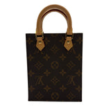 ルイ・ヴィトン LOUIS VUITTON プティット・サックプラ M81295 ブラウン モノグラム/レザー レディース ショルダーバッグ