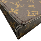ルイ・ヴィトン LOUIS VUITTON プティット・サックプラ M81295 ブラウン モノグラム/レザー レディース ショルダーバッグ