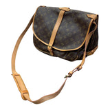 ルイ・ヴィトン LOUIS VUITTON ソミュール35 M42254 モノグラム レディース ショルダーバッグ