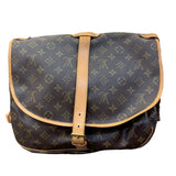 ルイ・ヴィトン LOUIS VUITTON ソミュール35 M42254 モノグラム レディース ショルダーバッグ