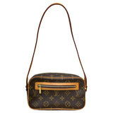 ルイ・ヴィトン LOUIS VUITTON ポシェット・シテ M51183 ブラウン PVC レディース ショルダーバッグ