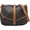 ルイ・ヴィトン LOUIS VUITTON ソミュール35 M42254 ブラウン モノグラム レディース ショルダーバッグ