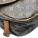 ルイ・ヴィトン LOUIS VUITTON ソミュール35 M42254 ブラウン モノグラム レディース ショルダーバッグ