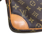 ルイ・ヴィトン LOUIS VUITTON ダヌーブ M45266 ブラウン PVC レディース ショルダーバッグ