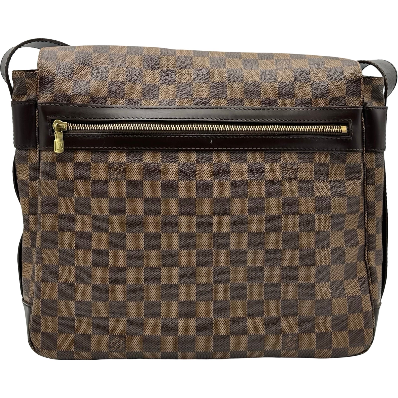 ルイヴィトン ダミエ　バスティーユ　ショルダーバッグ メッセンジャーバッグ　美品 ルイ・ヴィトン LOUIS VUITTON バスティーユ N45258 ブラウン ダミエ