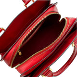 ルイ・ヴィトン LOUIS VUITTON ポンヌフ レッド エピレザー レディース ハンドバッグ