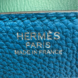 エルメス HERMES バーキン30ヴェルソ ブルーサンジバル/マラカイト トゴ レディース ハンドバッグ