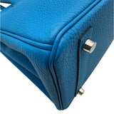 エルメス HERMES バーキン30ヴェルソ ブルーサンジバル/マラカイト トゴ レディース ハンドバッグ
