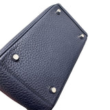 エルメス HERMES リンディミニ U刻印 ブルーニュイ トリヨン メンズ ショルダーバッグ