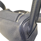 エルメス HERMES リンディミニ U刻印 ブルーニュイ トリヨン メンズ ショルダーバッグ