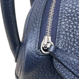 エルメス HERMES リンディミニ U刻印 ブルーニュイ トリヨン メンズ ショルダーバッグ