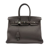 エルメス HERMES バーキン35 □R刻 エタン シルバー金具 トゴ レディース ハンドバッグ