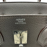 エルメス HERMES バーキン35 □R刻 エタン シルバー金具 トゴ レディース ハンドバッグ