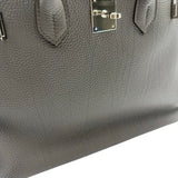エルメス HERMES バーキン35 □R刻 エタン シルバー金具 トゴ レディース ハンドバッグ