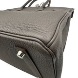 エルメス HERMES バーキン35 □R刻 エタン シルバー金具 トゴ レディース ハンドバッグ