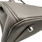 エルメス HERMES バーキン35 □R刻 エタン シルバー金具 トゴ レディース ハンドバッグ