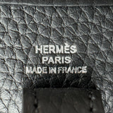 エルメス HERMES エヴリン TPM K刻 ブラック/シルバー金具 トリヨン レディース ショルダーバッグ