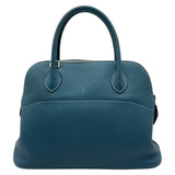 エルメス HERMES ボリード31 □P刻 ブルージーン/シルバー金具 トリヨン レディース ショルダーバッグ
