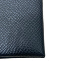 エルメス HERMES カルヴィ W刻 ブラック エプソン ユニセックス カードケース
