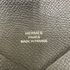 エルメス HERMES カルヴィ W刻 ブラック エプソン ユニセックス カードケース