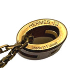 エルメス HERMES ポップH ミニネックレス ピンク/ゴールド メタル エナメル ペンダント アクセサリー レディース