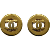 シャネル CHANEL ココマーク ラウンドイヤリング ゴールド メタル アクセサリー