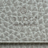 グッチ GUCCI ダブルGカードケースウォレット 658610 ホワイト GGスプリーム レディース 二つ折り財布