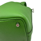 エルメス HERMES ピコタンロックPM W刻 ヴェールユッカ シルバー金具 トリヨン レディース ハンドバッグ