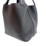 エルメス HERMES ピコタンロックPM W刻印　(2024年製) ブラック/ゴールド金具 トリヨンクレマンス レディース ハンドバッグ