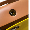 エルメス HERMES エールバッグジップPM Y刻 イエロー ゴールド トワル/ハンター ユニセックス ハンドバッグ
