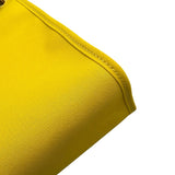 エルメス HERMES エールバッグジップPM Y刻 イエロー ゴールド トワル/ハンター ユニセックス ハンドバッグ