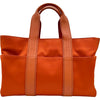 エルメス HERMES アカプルコMM オレンジ トワル/スイフト レディース ハンドバッグ