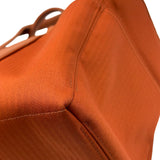エルメス HERMES アカプルコMM オレンジ トワル/スイフト レディース ハンドバッグ