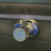 エルメス HERMES エールバッグジップPM Z刻 ブラック/ブルーサフィール シルバー金具 トワル ハンター レディース ハンドバッグ