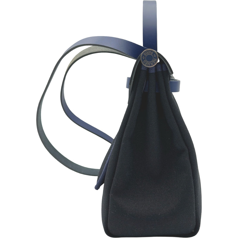 エルメス HERMES エールバッグジップPM Z刻 ブラック/ブルーサフィール