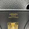 エルメス HERMES バーキン25 K刻 ブラック×ゴールド金具 トゴ レディース ハンドバッグ