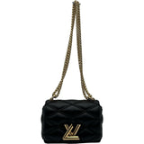 ルイ・ヴィトン LOUIS VUITTON ピコ GO-14 M23625 ブラック レザー レディース ショルダーバッグ