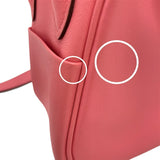 エルメス HERMES リンディミニ Y刻 ローズエテ シルバー金具 スイフト レディース ショルダーバッグ