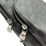 ルイ・ヴィトン LOUIS VUITTON アヴェニュー スリングバッグ N41720 ブラック シルバー金具 ダミエ・アンフィニ メンズ ボディバッグ