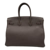 エルメス HERMES バーキン35 エタン/シルバー金具 トゴ レディース ハンドバッグ