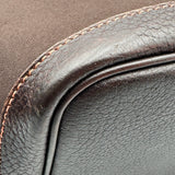 エルメス HERMES ガーデンパーティPM □H刻 ブラウン トワル/ブッフル ユニセックス トートバッグ