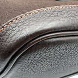エルメス HERMES ガーデンパーティPM □H刻 ブラウン トワル/ブッフル ユニセックス トートバッグ