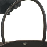 エルメス HERMES ガーデンパーティPM □H刻 ブラウン トワル/ブッフル ユニセックス トートバッグ