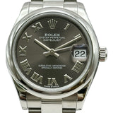 ロレックス ROLEX デイトジャスト31 278240 グレー ステンレススチール 自動巻き レディース 腕時計