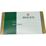 ロレックス ROLEX デイトジャスト31 178274NR ホワイトシェル ステンレススチール/ホワイトゴールド 自動巻き レディース 腕時計