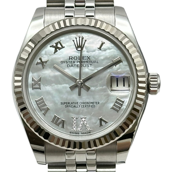 ロレックス ROLEX デイトジャスト31 178274NR ホワイトシェル