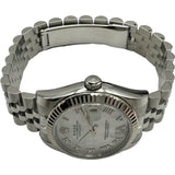 ロレックス ROLEX デイトジャスト31 178274NR ホワイトシェル ステンレススチール/ホワイトゴールド 自動巻き レディース 腕時計