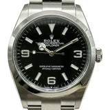 ロレックス ROLEX エクスプローラー36 124270 ブラック ステンレススチール 自動巻き メンズ 腕時計