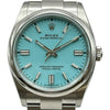 ロレックス ROLEX オイスターパーペチュアル36 126000 ターコイズブルー ステンレススチール 自動巻き メンズ 腕時計