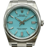ロレックス ROLEX オイスターパーペチュアル36 126000 ターコイズブルー ステンレススチール 自動巻き メンズ 腕時計